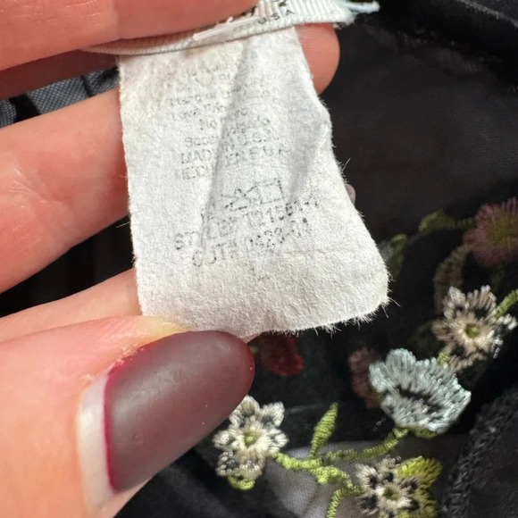 January 7 Embroidered Mesh Bra size L - Picture 4 of 4